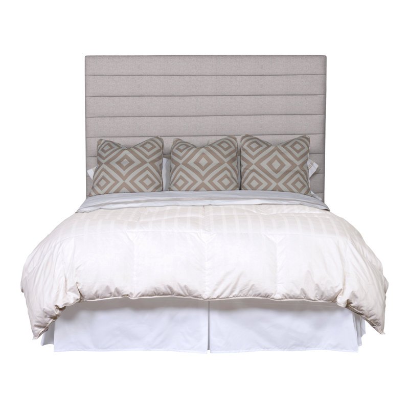 Kelsey King Upholstered Panel Headboard, Nadia Linen