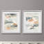 Lily coussin impressions I-ensemble de 2 reproductions d’art graphique encadrées sur papier
