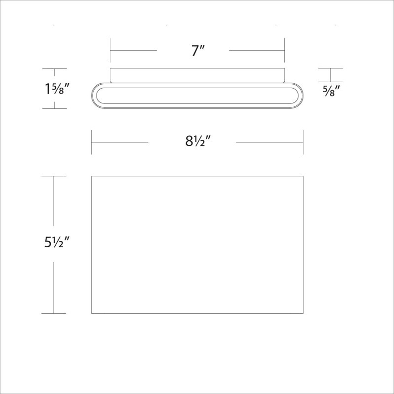 Applique murale d'extérieur / indigo Tablette avec interrupteur de température de couleur (2700K / 3000K / 3500K / 4000K / 5000K)