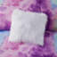 Ensemble d'édredon à imprimé teinture sur nœuds double / grand avec coussin décoratif-131082099
