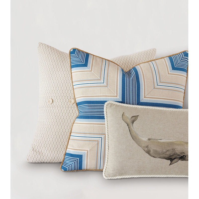 Maritime Square Pillow Cover & Insert