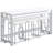 Counter Height Table With Pot Rack