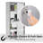 Kleankin Wall Mounted Lockable Medicine Cabinet With 4 Tier Shelves, Stainless Steel Frame, And Glass Door For Bathroom Storage