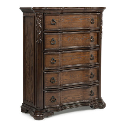 1pc Genuine Marble Top Five Drawers Chest