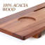 Plateau pour baignoire en bois d'acacia