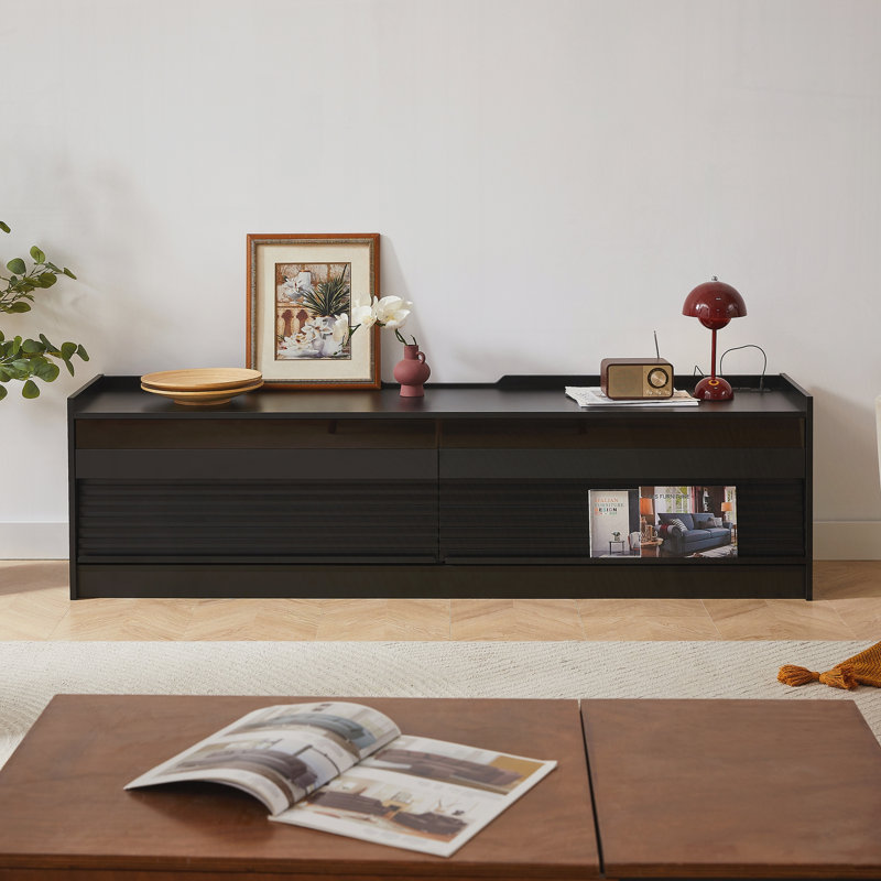 Meuble télé moderne pour le salon, Black