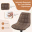 Hillingdon Swivel Upholstered Adjustable Height Bar Stool