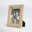 Wood Beaded 1 Slot Photo Frame-966907912