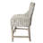 Upholstered Linen Blend Counter Stool with Solid Wood Frame-1641417580-1641417555