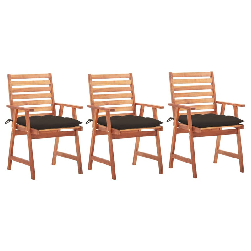 Chaise de terrasse avec coussins Wingert, Vert vif