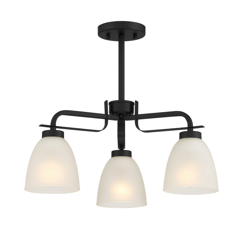 Kairell Glass Semi Flush Mount