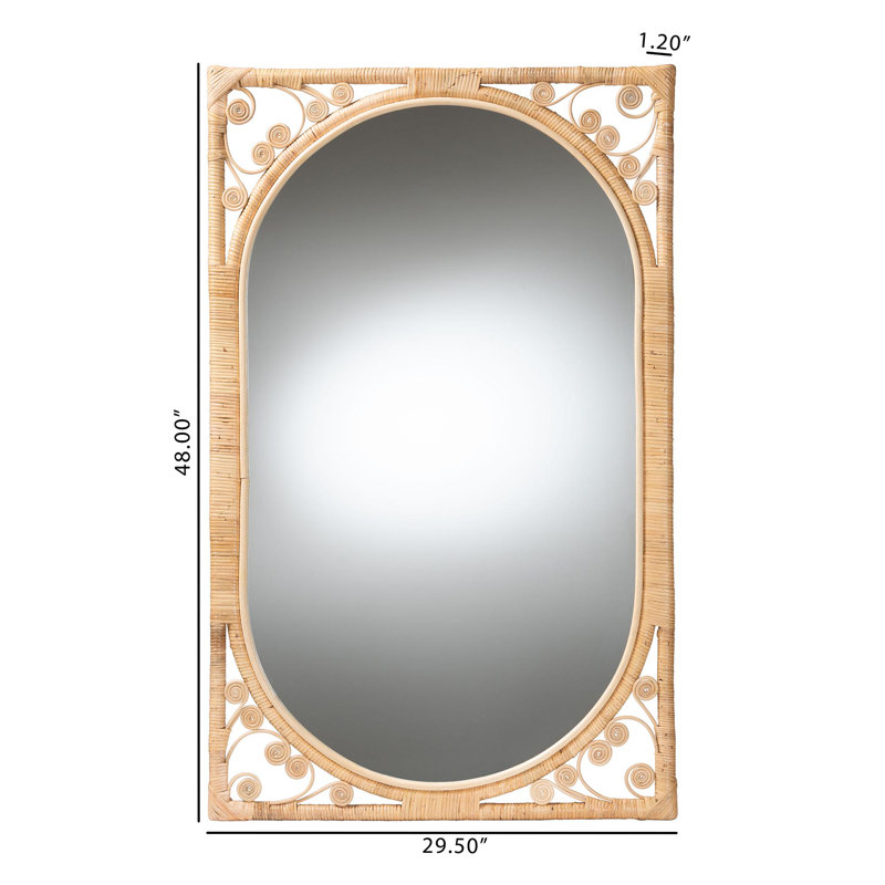 Miroir d'appoint mural Bali & Pari Isley