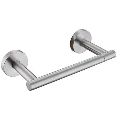 Double Post Pivoting Wall Mounted Towel Bar Toilet Paper Holder Bath Hardware Accessory