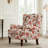 Modern Accent Chair with Retro Wood Legs, Comfy Upholstered Armchair-974189910