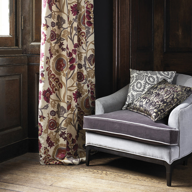 Hardwick Crewel Fabric, Fossil