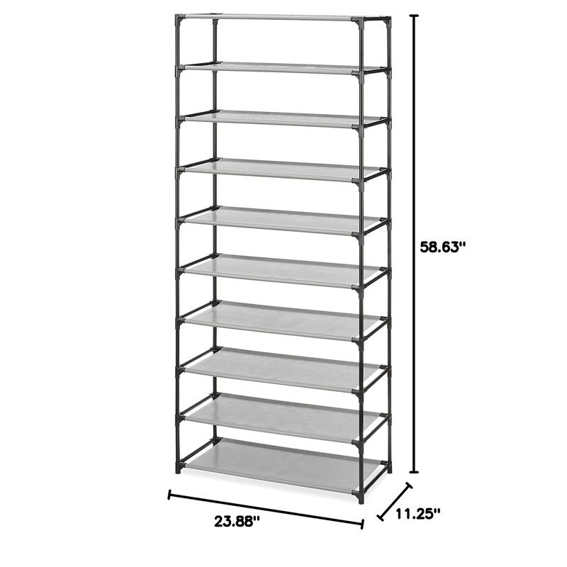 Rebrilliant Desin 30 Pair Stackable Shoe Rack | Wayfair