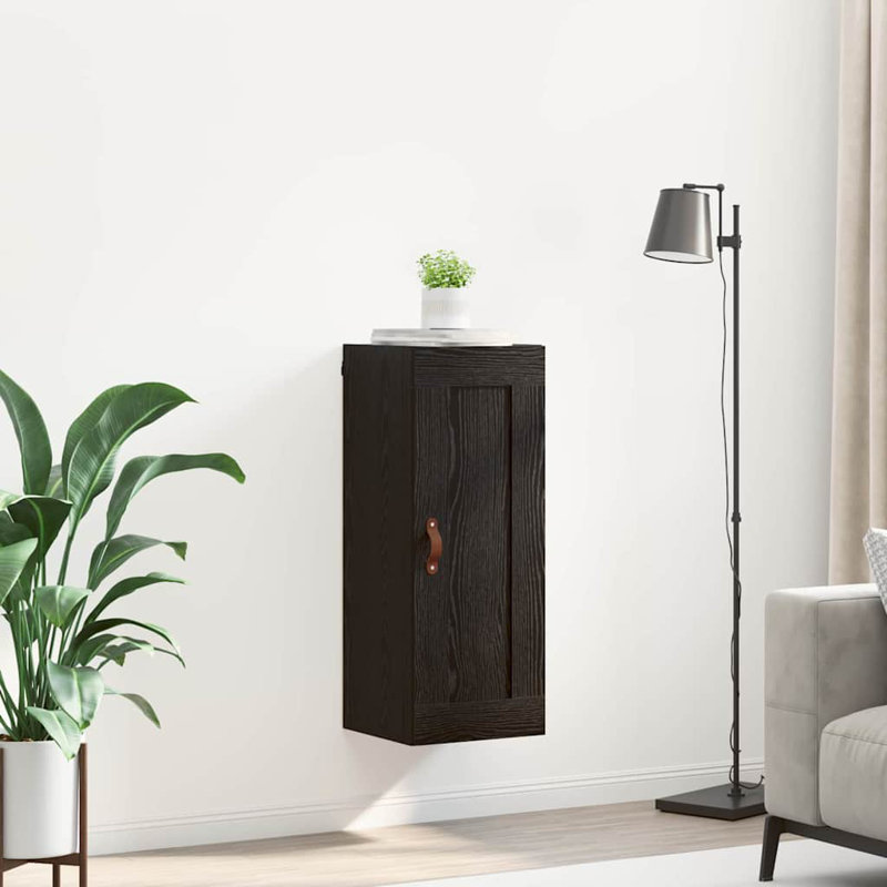 Highboard Accent Chest, Black Oak