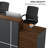 94.5-Inch Vintage Front Desk for 2, Spacious Leg Room, Ideal for Office or Computer Desk