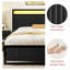 Lit plateforme tapissier avec rangement à 2 tiroirs Antioch-2143374655-2132664690