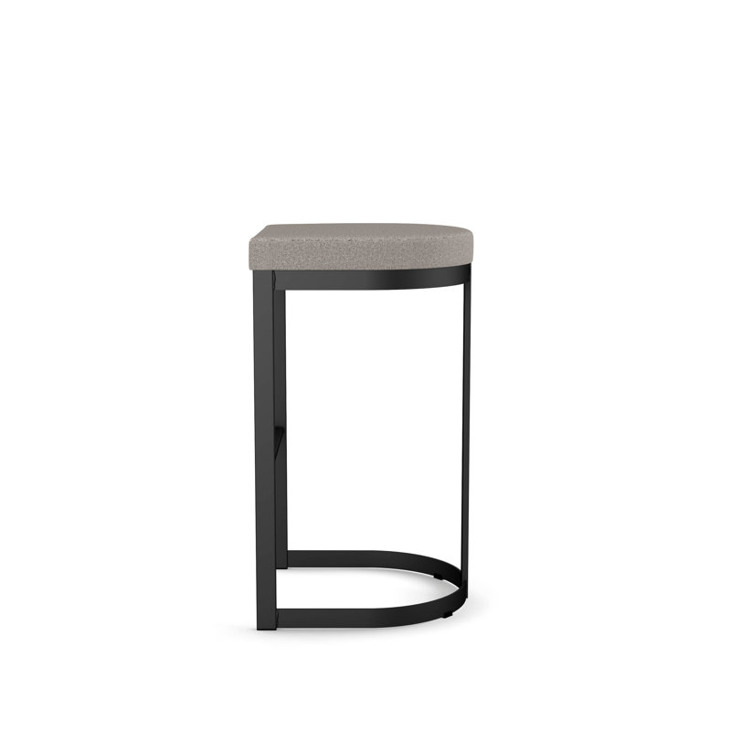 Forsythe Counter And Bar Stool (Set Of 3), Black, Counter Stool (26” Seat Height), Gray