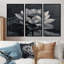 Ensemble de salon gris Lotus Photo Elegant Silhouette III - Lotus Wall Art-1542757495-1542757488
