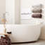 Porte-serviettes mural en métal pour salle de bain Sorbus, paquet de 2, paquet de 4, argent-1502131277
