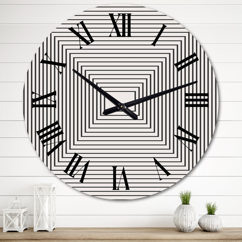 Horloge murale surdimensionnée Minimal, Très grand