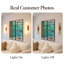 20" LED Wallchiere Dimmable Wall Sconce With Faux Alabaster Shade-387065921-409654321