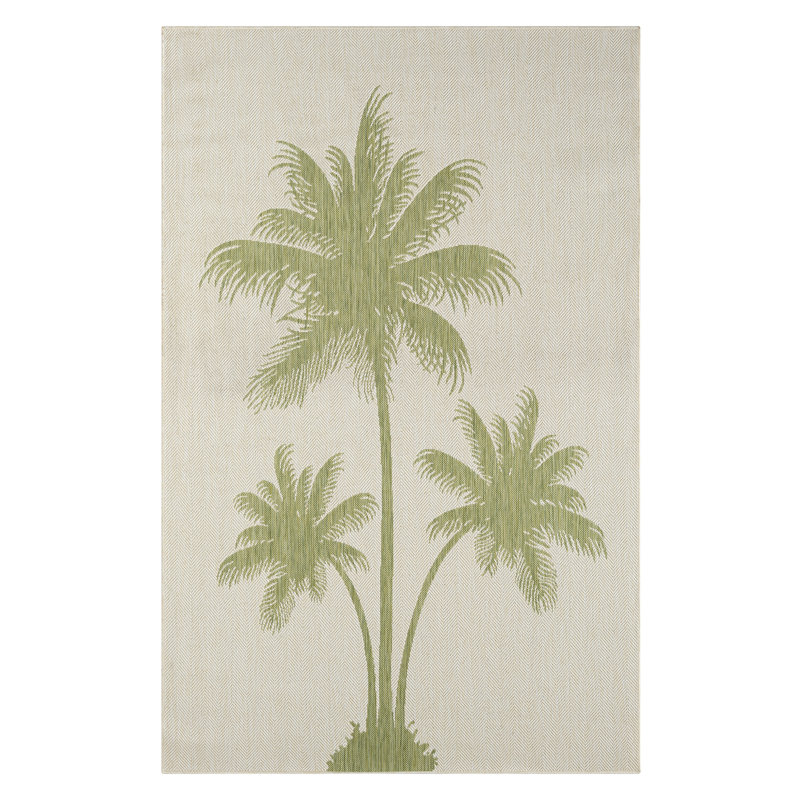 Sandberg Floral Rug, Rectangle 5' x 7'