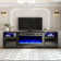 Brennah TV Stand for TVs up to 78" with Electric Fireplace Included