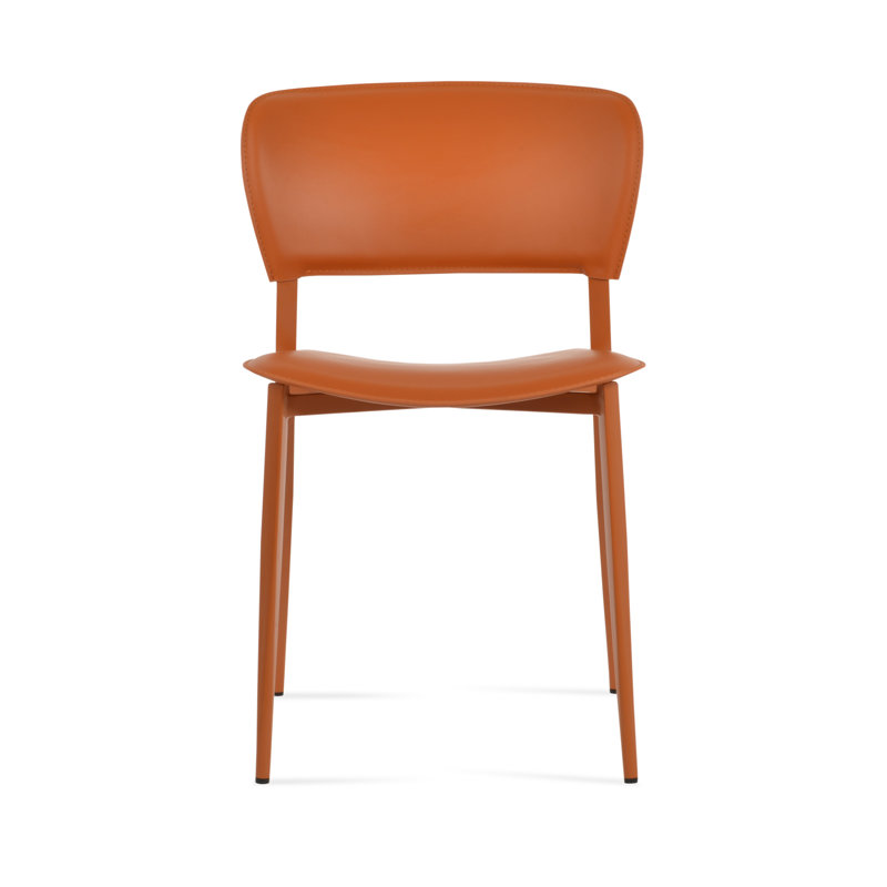 Chaise de salle à manger Lotus, Orange, Orange