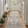 Medallion Non Slip Washable Rug(Brown)