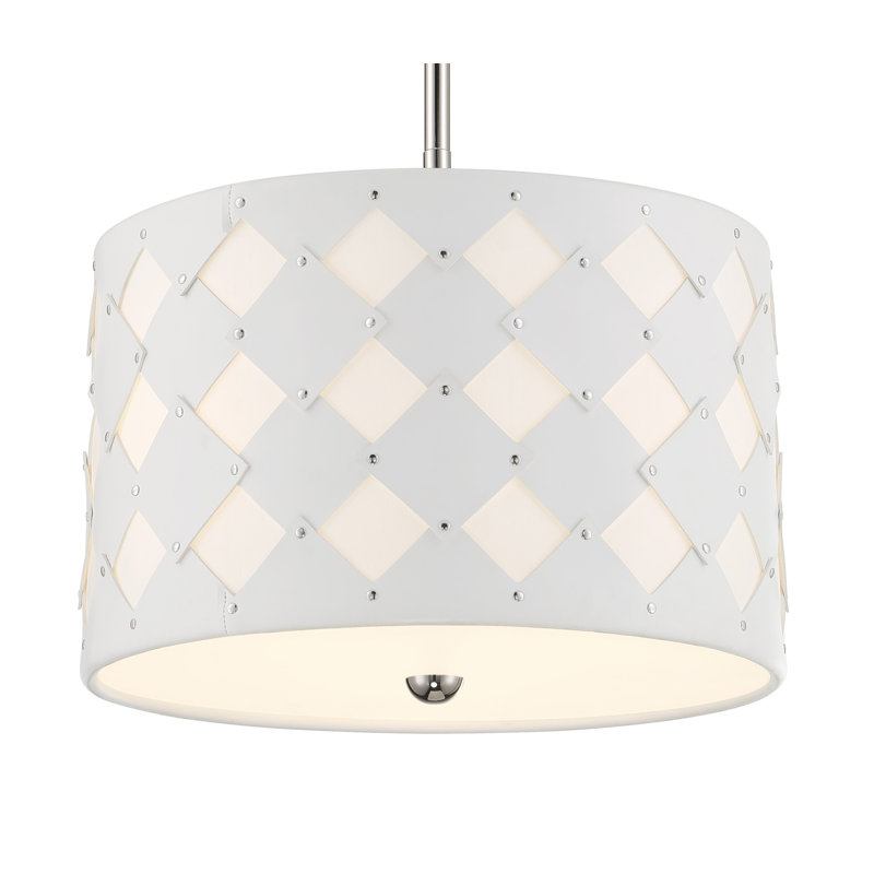 Luminaire suspendu 3 lumières 16 po Gayla Patchwork