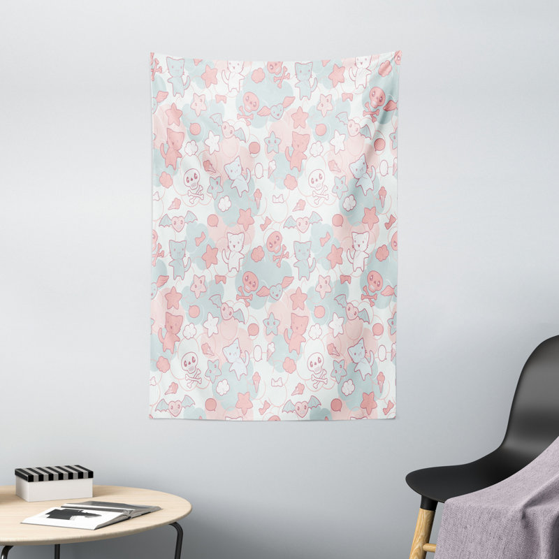 Tapisserie en polyester kawaii, H 60 po x l 40 po