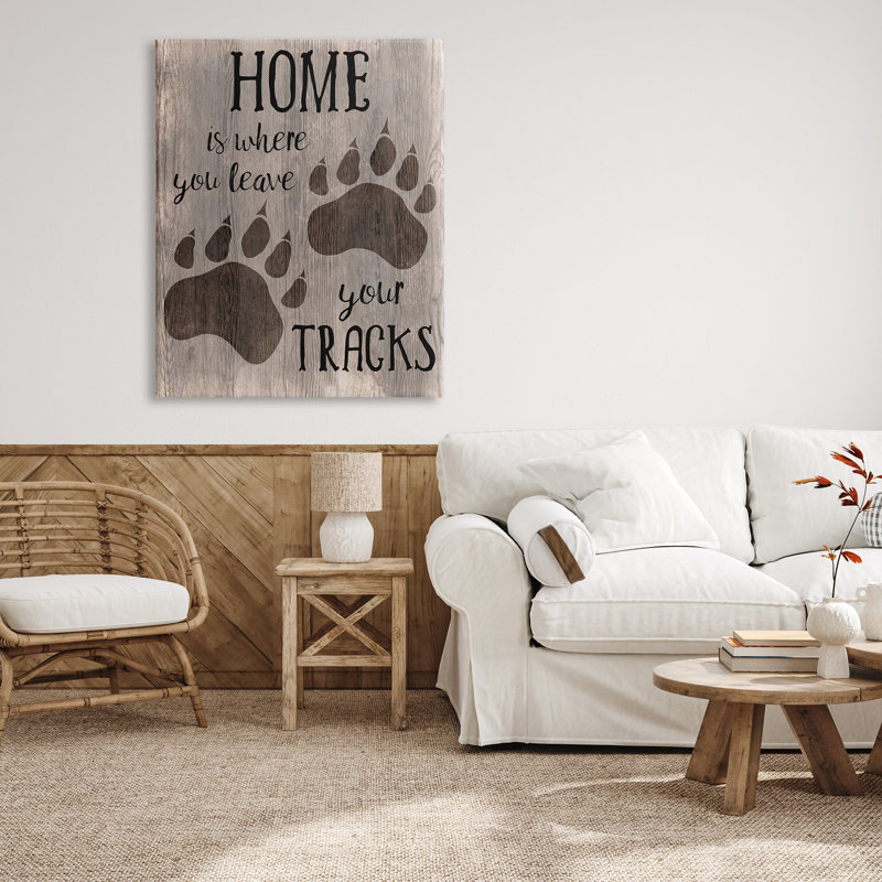 Art mural sur toile tendue surdimensionné Home, H 48 po x l 36 po x P 1,5 po