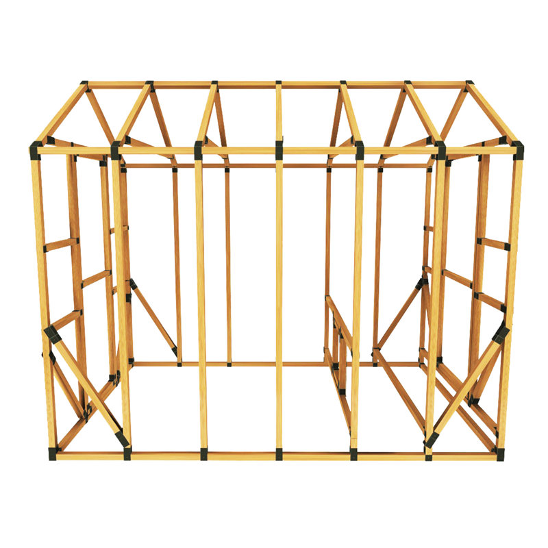 E-Z Frame Chicken Coop And Run Kits 68 Square Feet Chicken Coop with Chicken Run For Up To 17 Chickens
