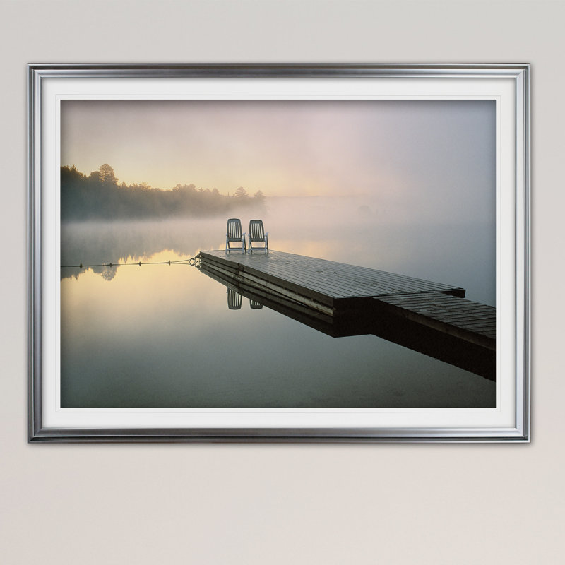 " Algonquin Provincial Park ", Silver, 30" H x 40" W x 1.5" D
