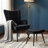 Tufted Wingback Chair and Ottoman-390166509