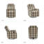 Fauteuil inclinable manuel oscillant pivotant moderne Caleya-1786358506