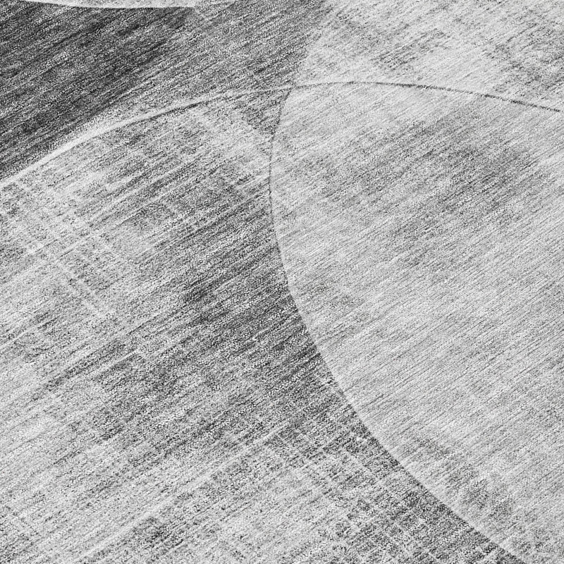 Gray Rectangular Washable Synthetic Flat Woven Rug