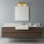 Applique murale de salle de bain de 21,06 pouces, fini cuivre.-989345647-896004068
