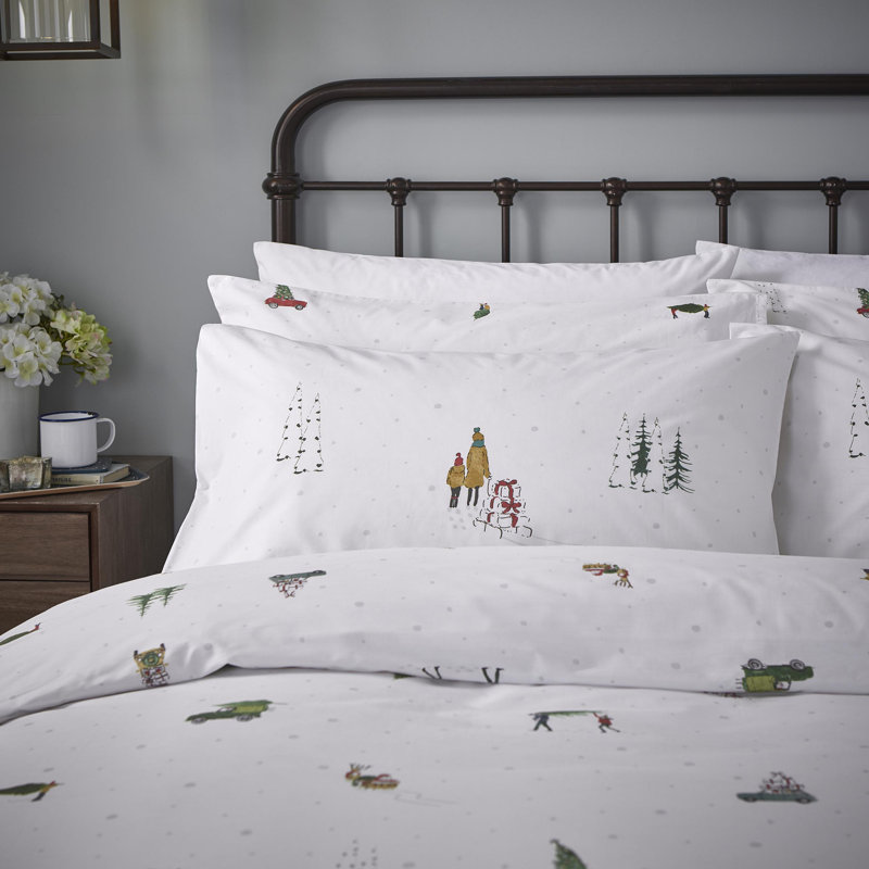 100% Cotton Duver Cover Set, Single - 1 Standard Pillowcase