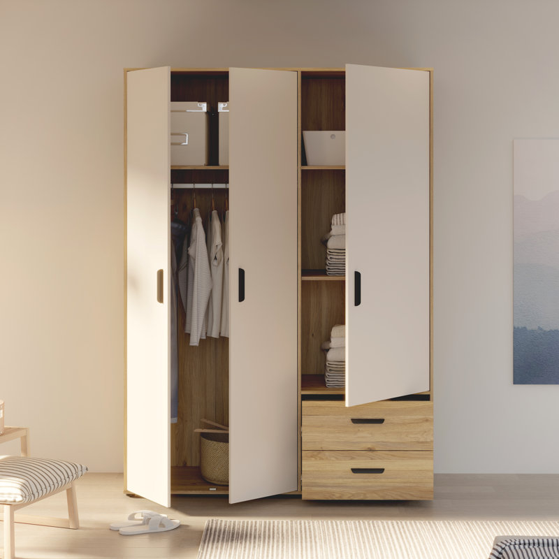 Mokkaro 3 Door Wardrobe