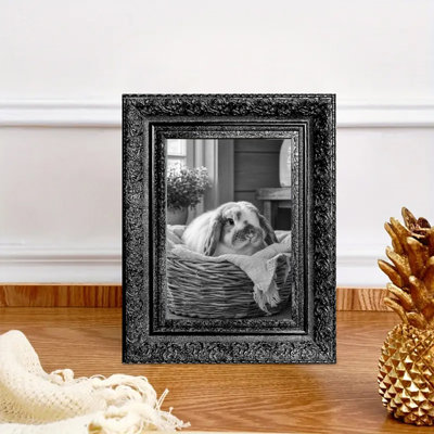 Cadre photo noir 1pc pour photos et décor de chambre 5 "x 7"