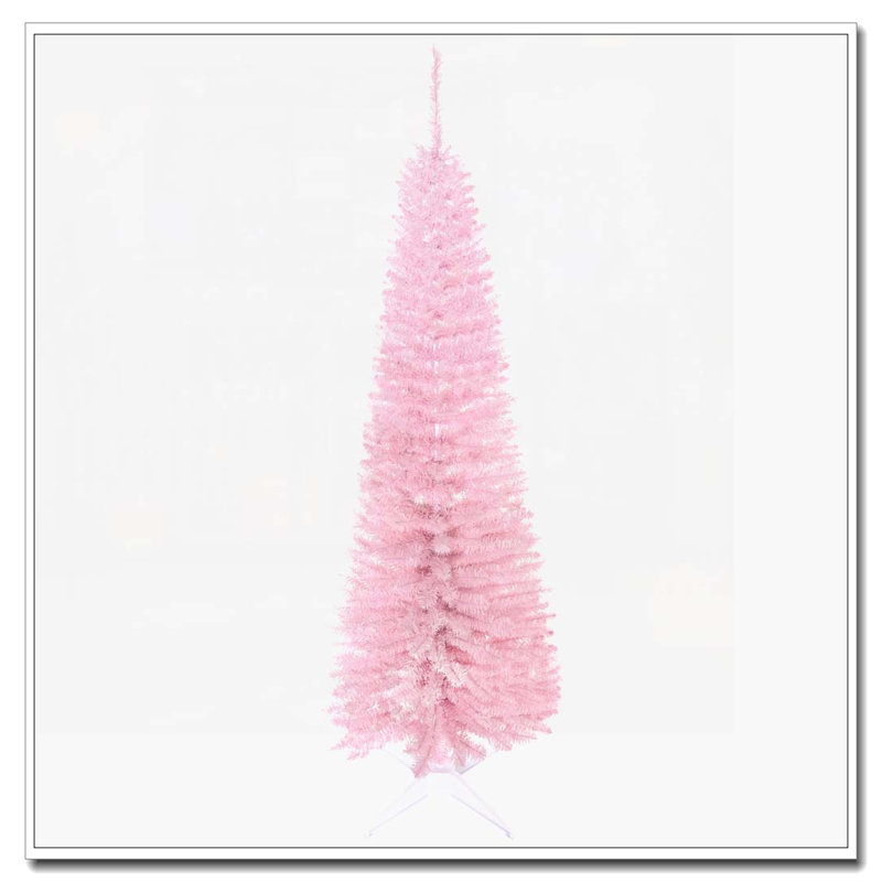 Arbre de Noël artificiel rose 5 pi