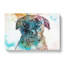A Staffordshire Bull Terrier Dog In Abstract - Wrapped Canvas-55301833