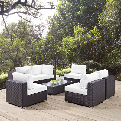 Ensemble modulaire d'extérieur 7 pièces Modway Convene