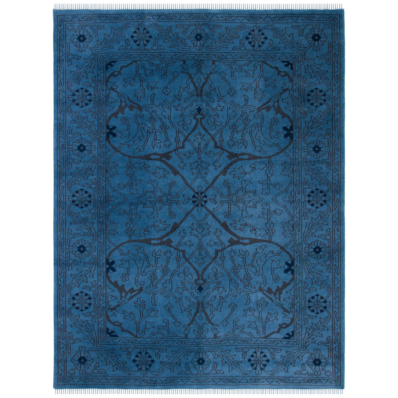 Tapis oriental en laine noué à la main Beene, Rectangle de 10 pi x 14 pi