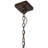 Claytor 1 - Light Copper Unique/Statement Pendant