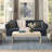 Lawrence 48" Wide Rectangular Fluted Coffee Table in Alder White-900051598